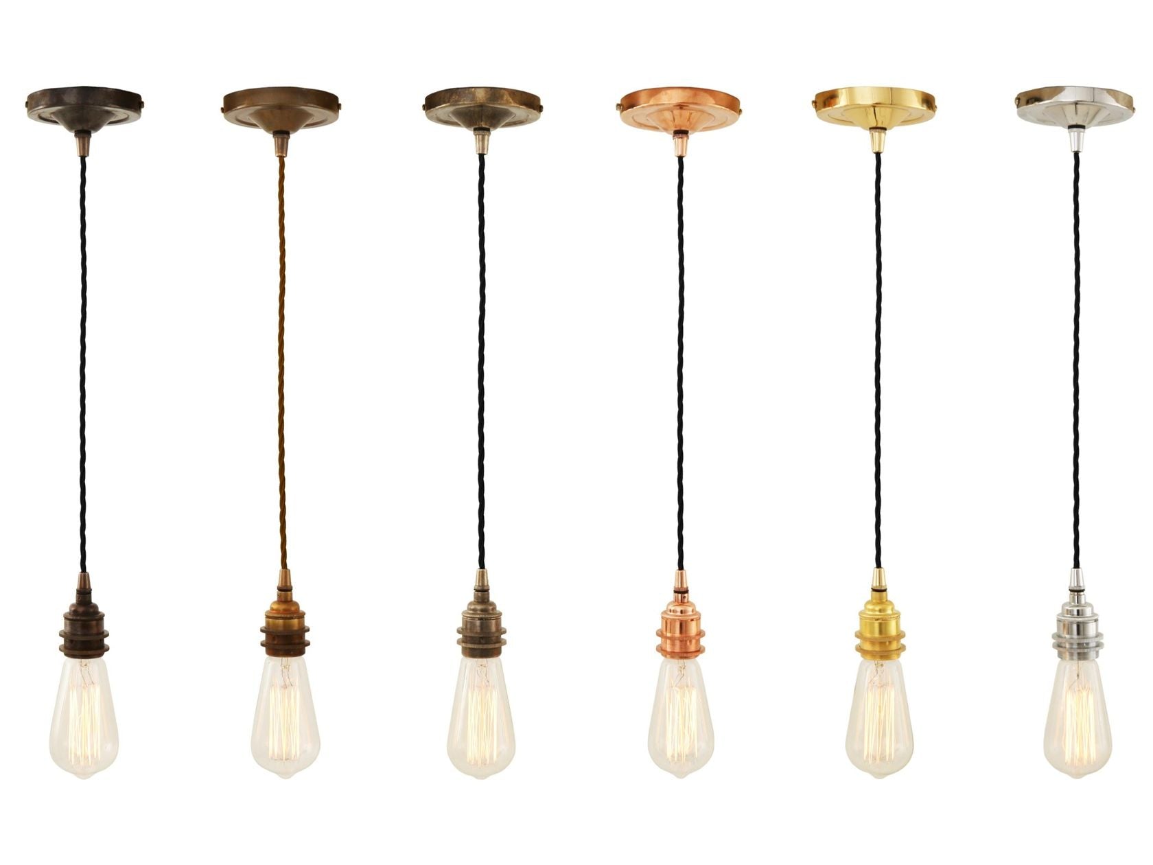 LOME VINTAGE BRAIDED SUSPENSION PENDANT