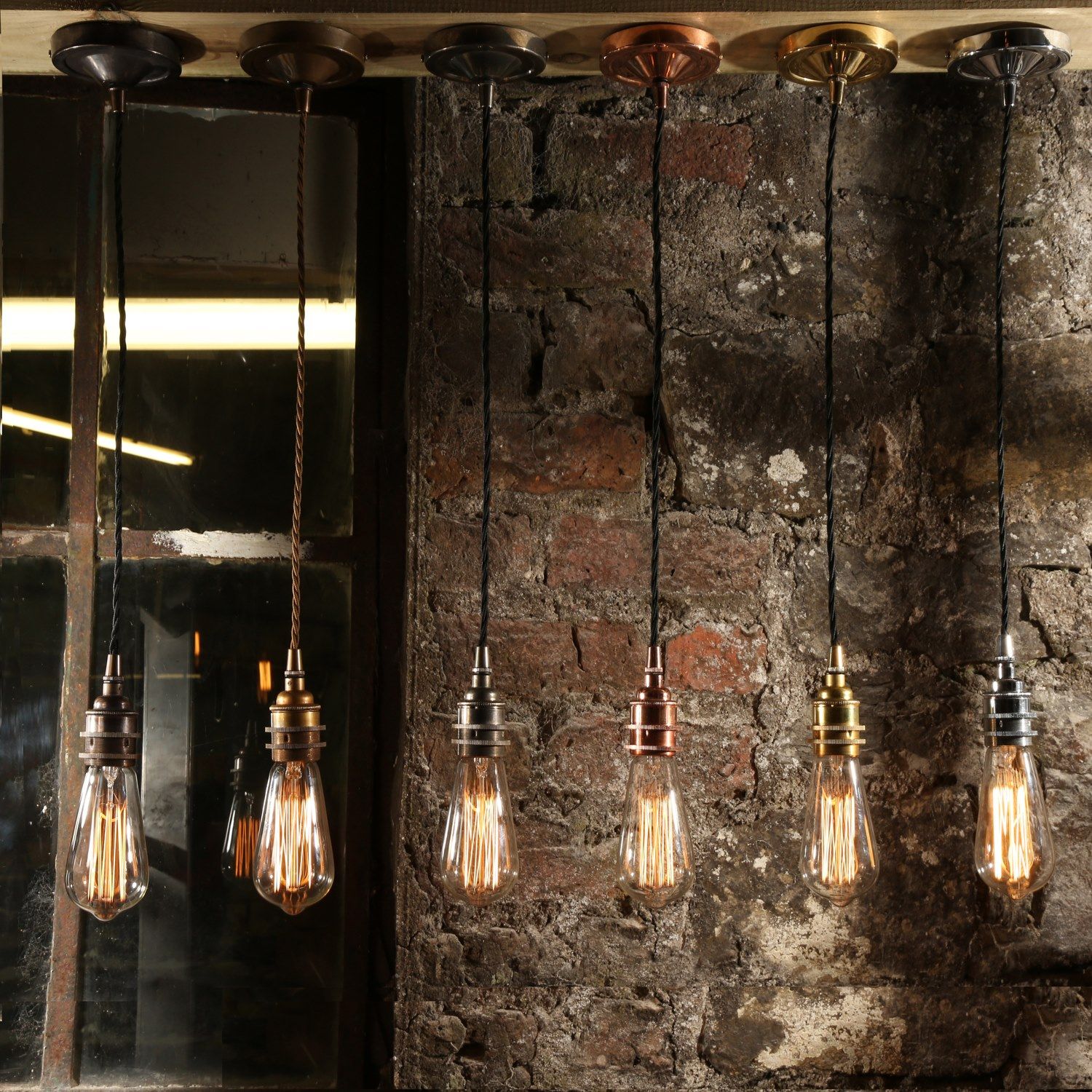 LOME VINTAGE BRAIDED SUSPENSION PENDANT