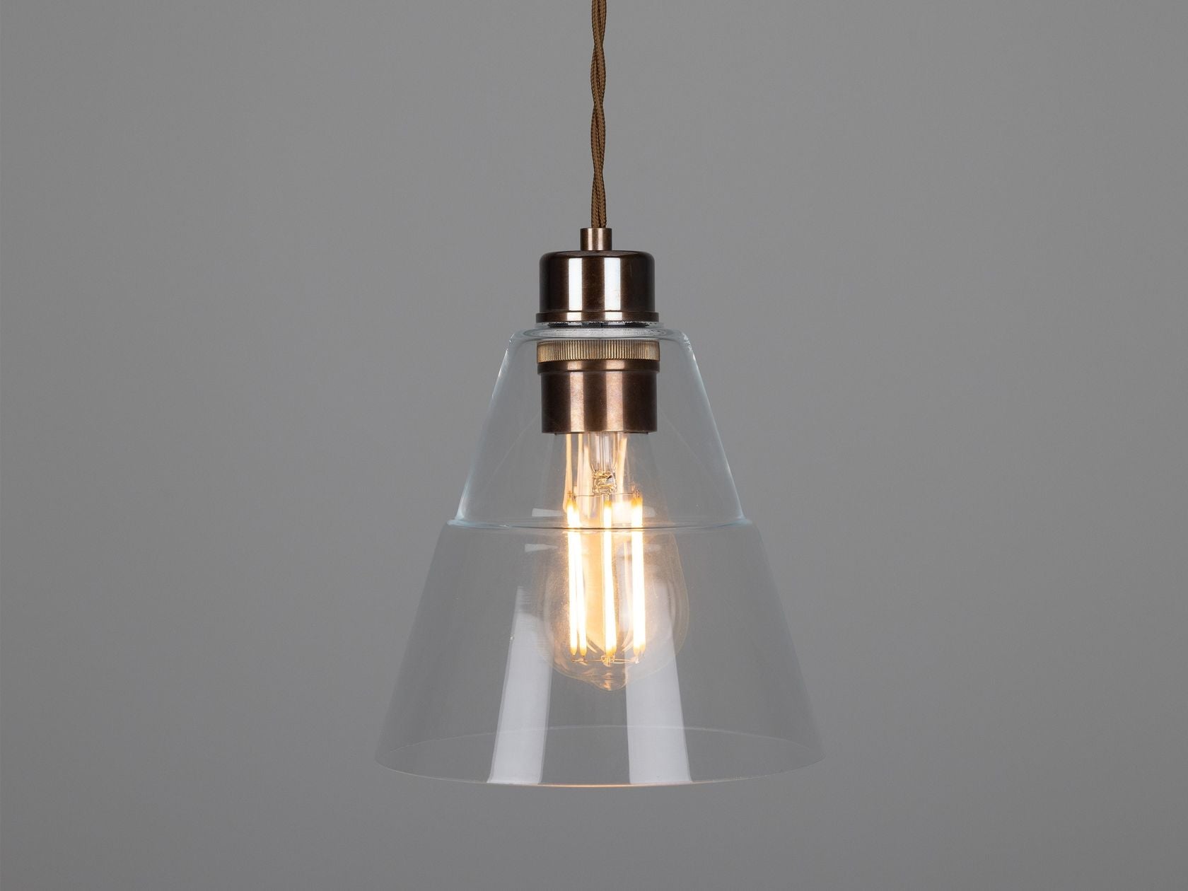 LYX CLEAR GLASS PENDANT LIGHT