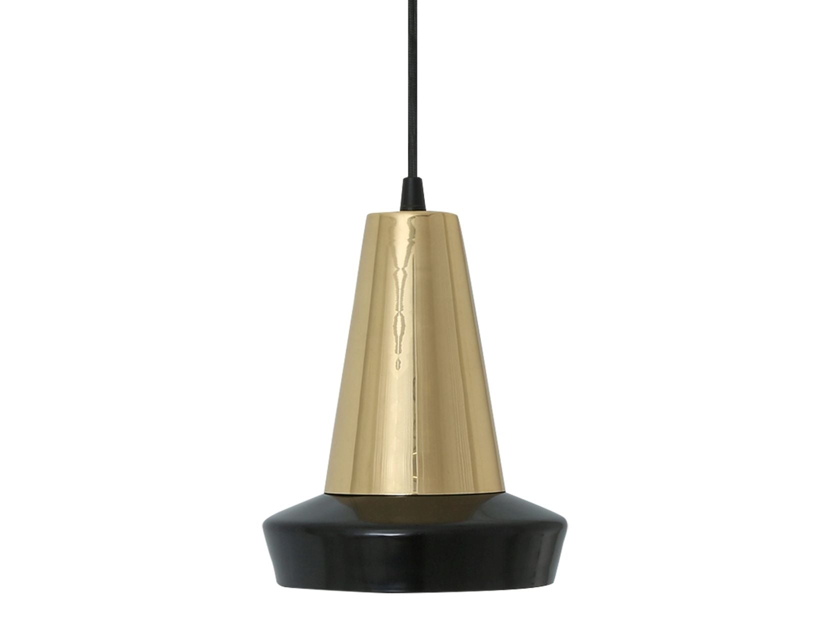 MALABO POWDER COATED BLACK PENDANT