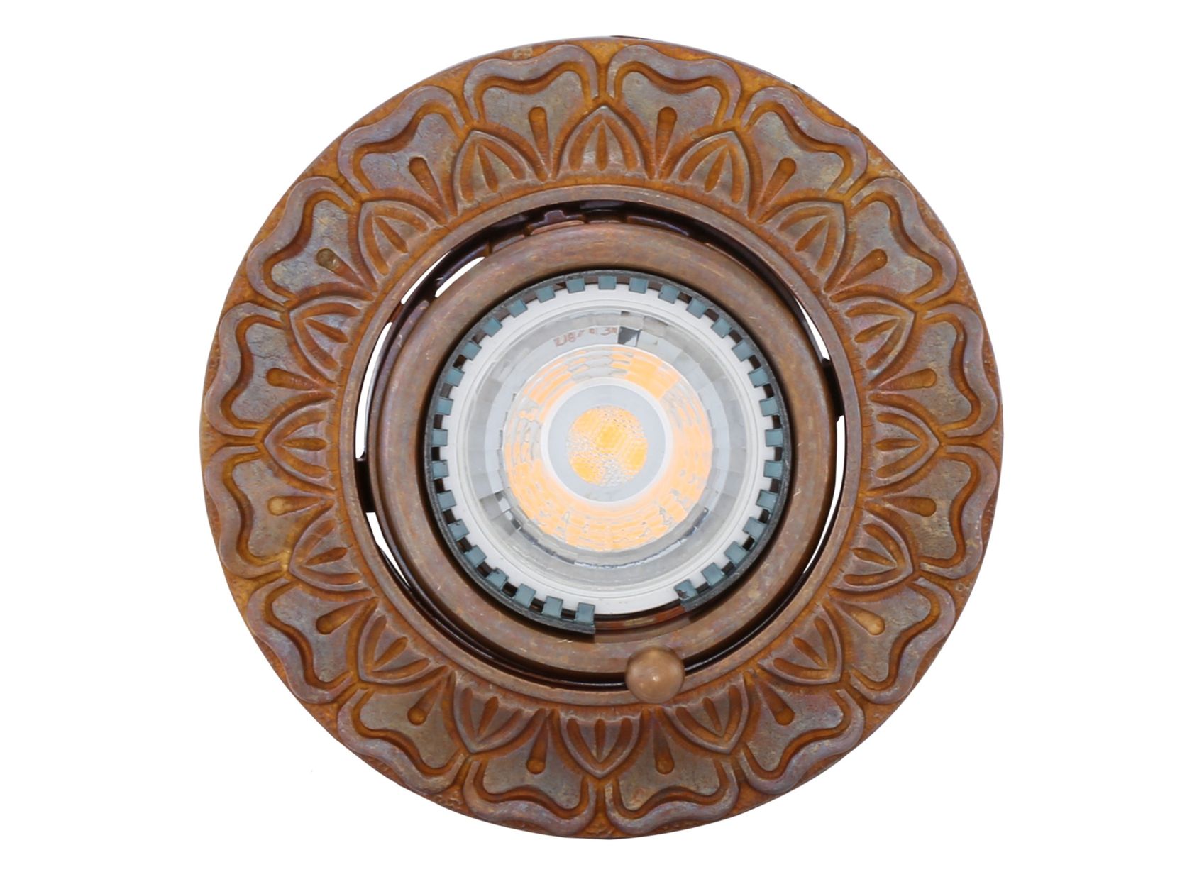 MALE RECESSED ADJUSTABLE DECORATIVE SPOT