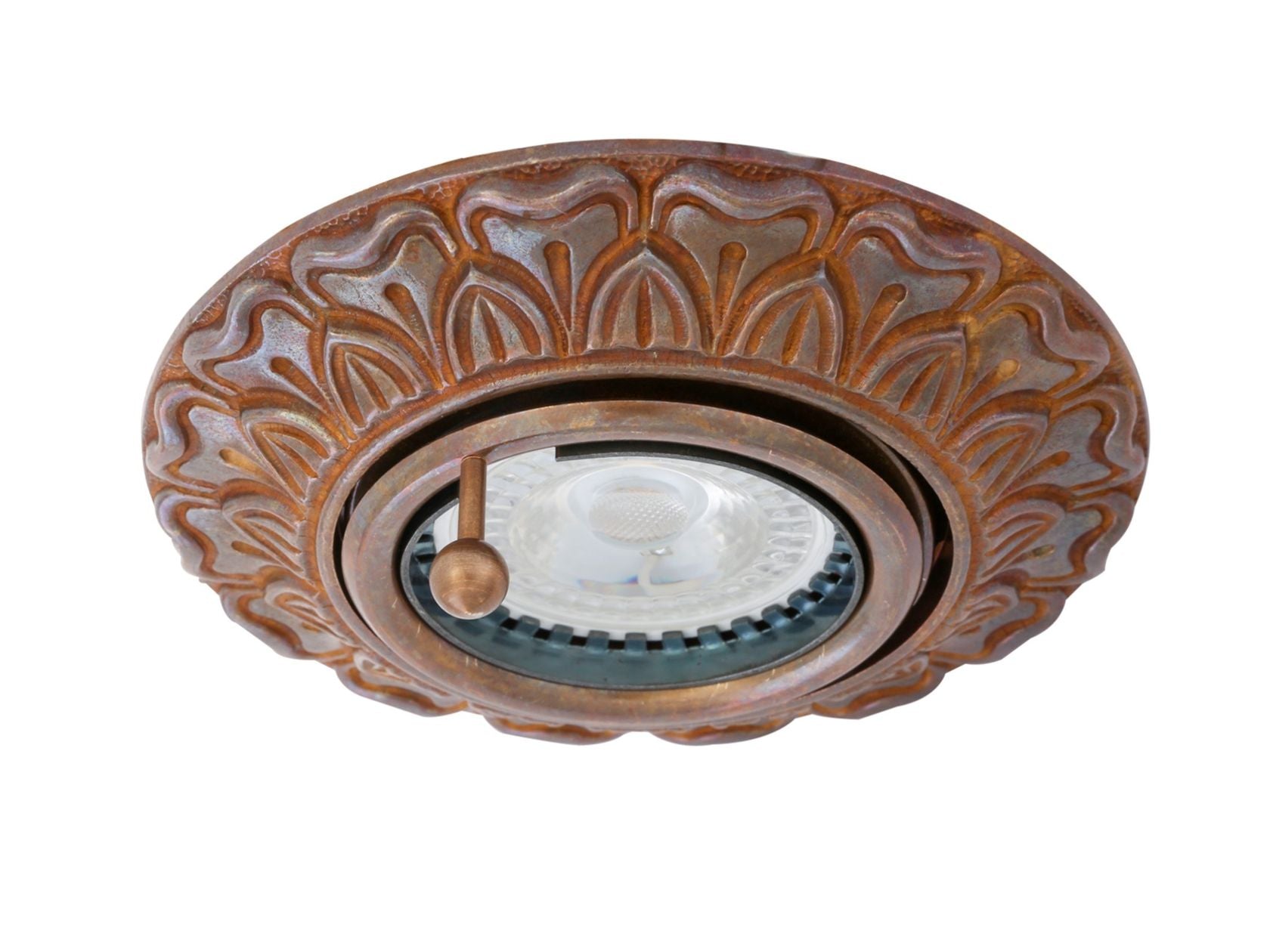 MALE RECESSED ADJUSTABLE DECORATIVE SPOT