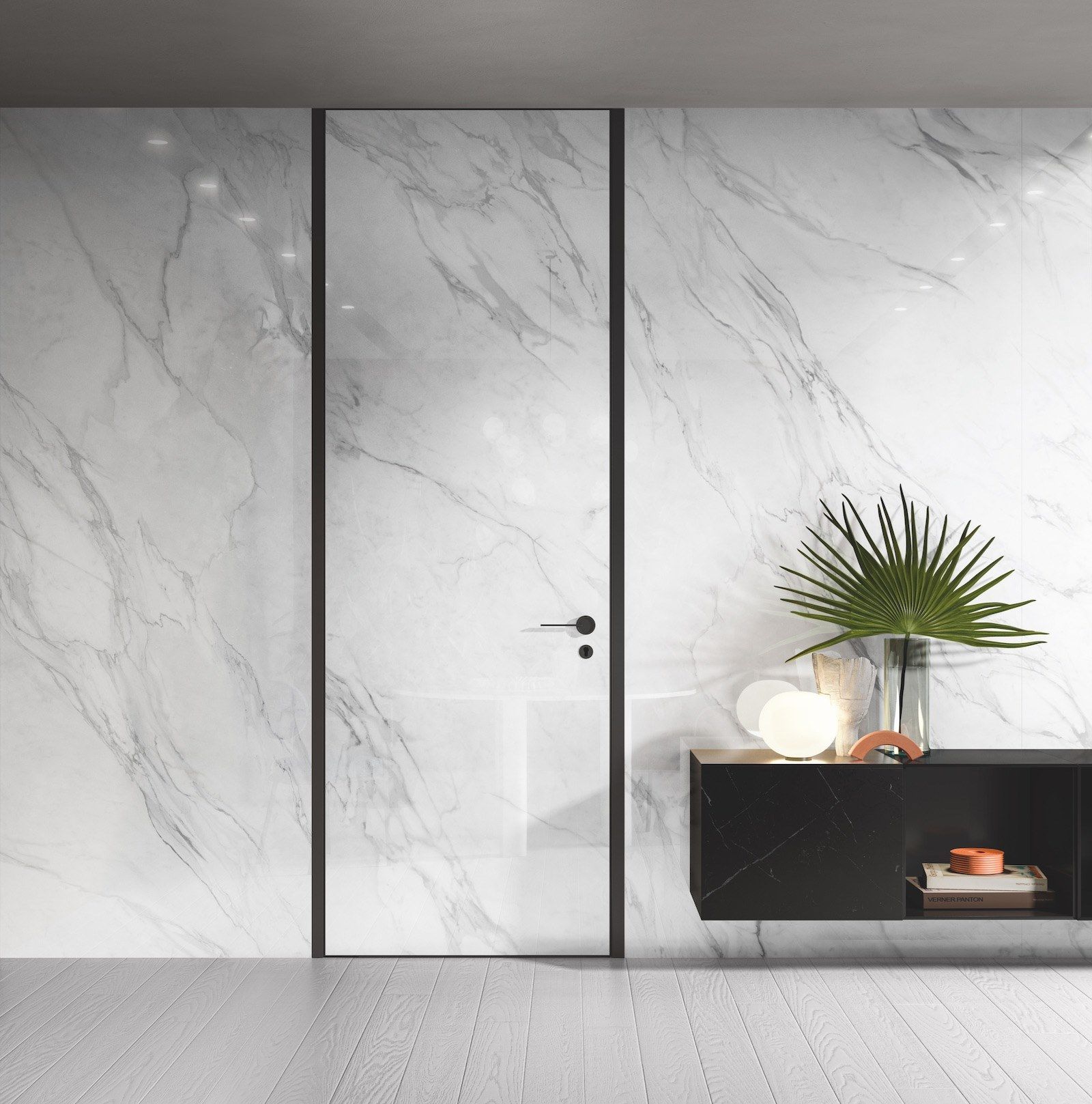 MARBLE EFFECT GLASS BOISERIE