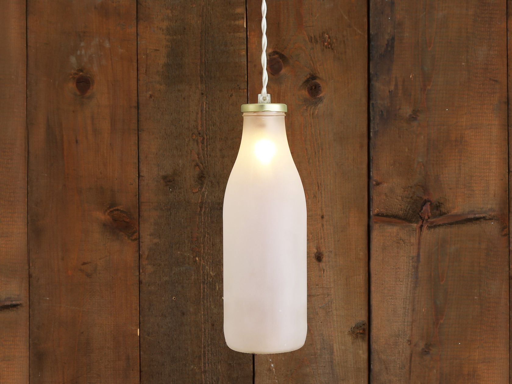 MILK BOTTLE PENDANT LIGHT