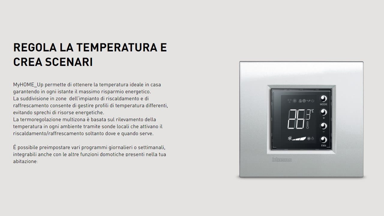 MyHOME_Up TEMPERATURE CONTROL