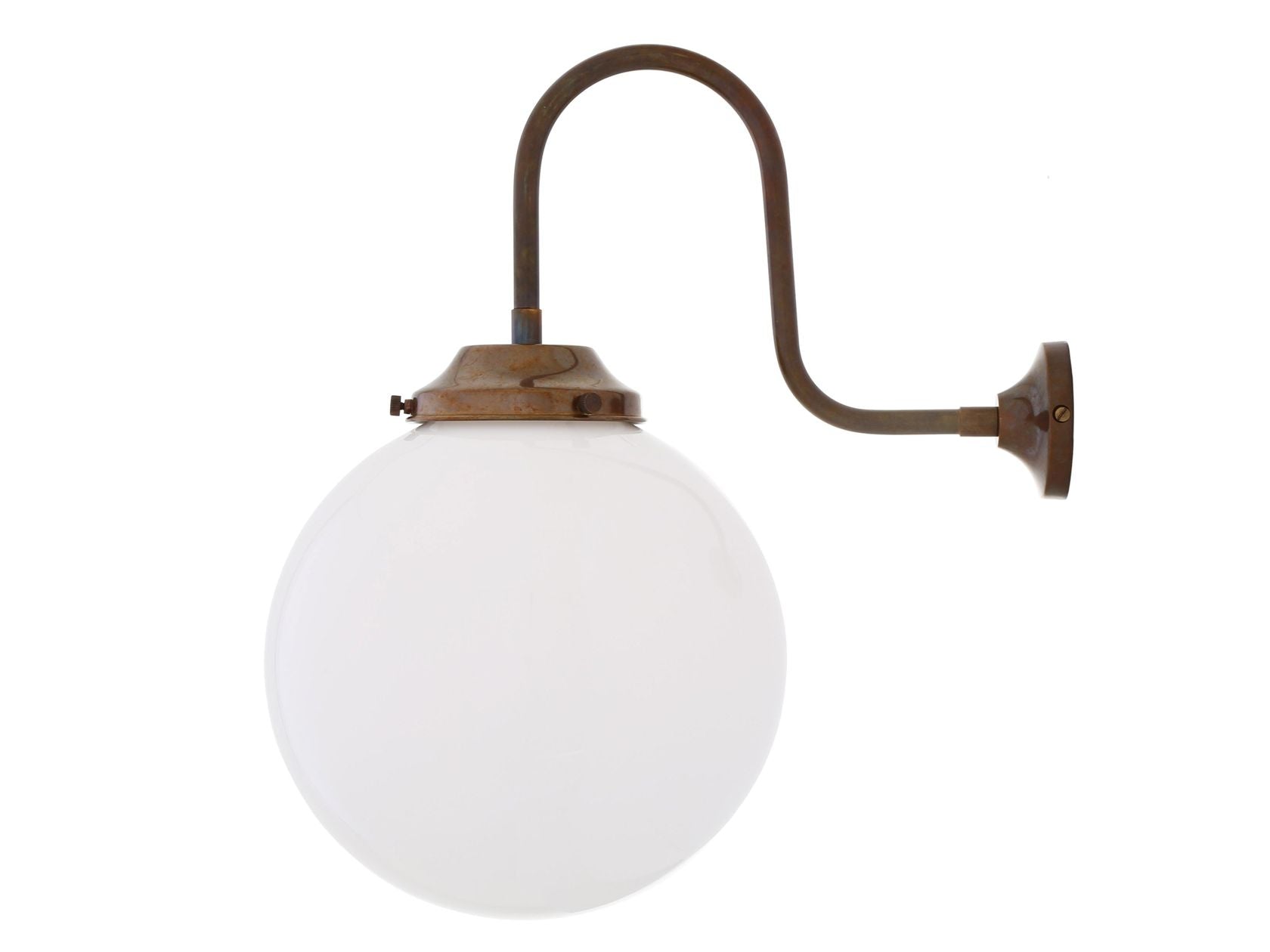 RIAD 250MM CLEAR GLOBE WALL LIGHT