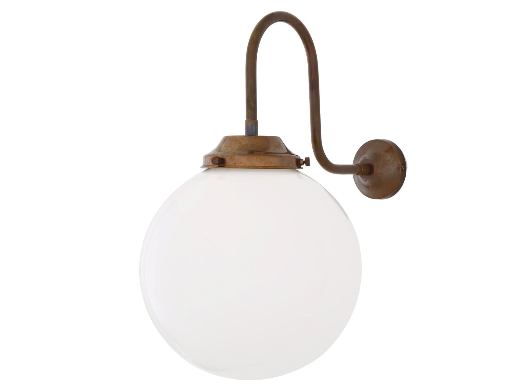 RIAD 250MM CLEAR GLOBE WALL LIGHT