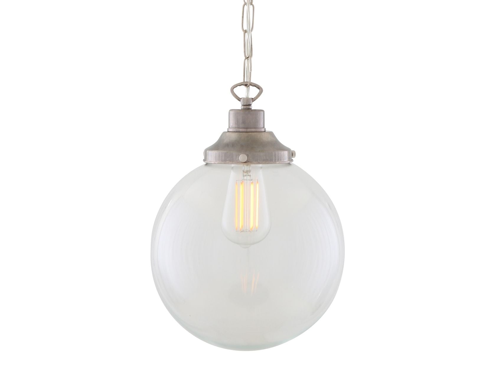 RIAD CLEAR GLOBE PENDANT LIGHT 25CM