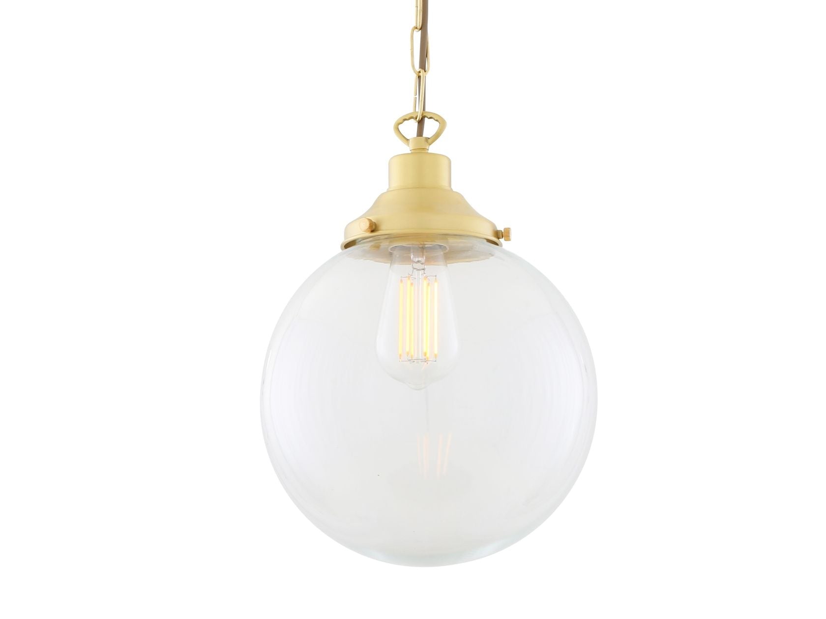 RIAD CLEAR GLOBE PENDANT LIGHT 25CM