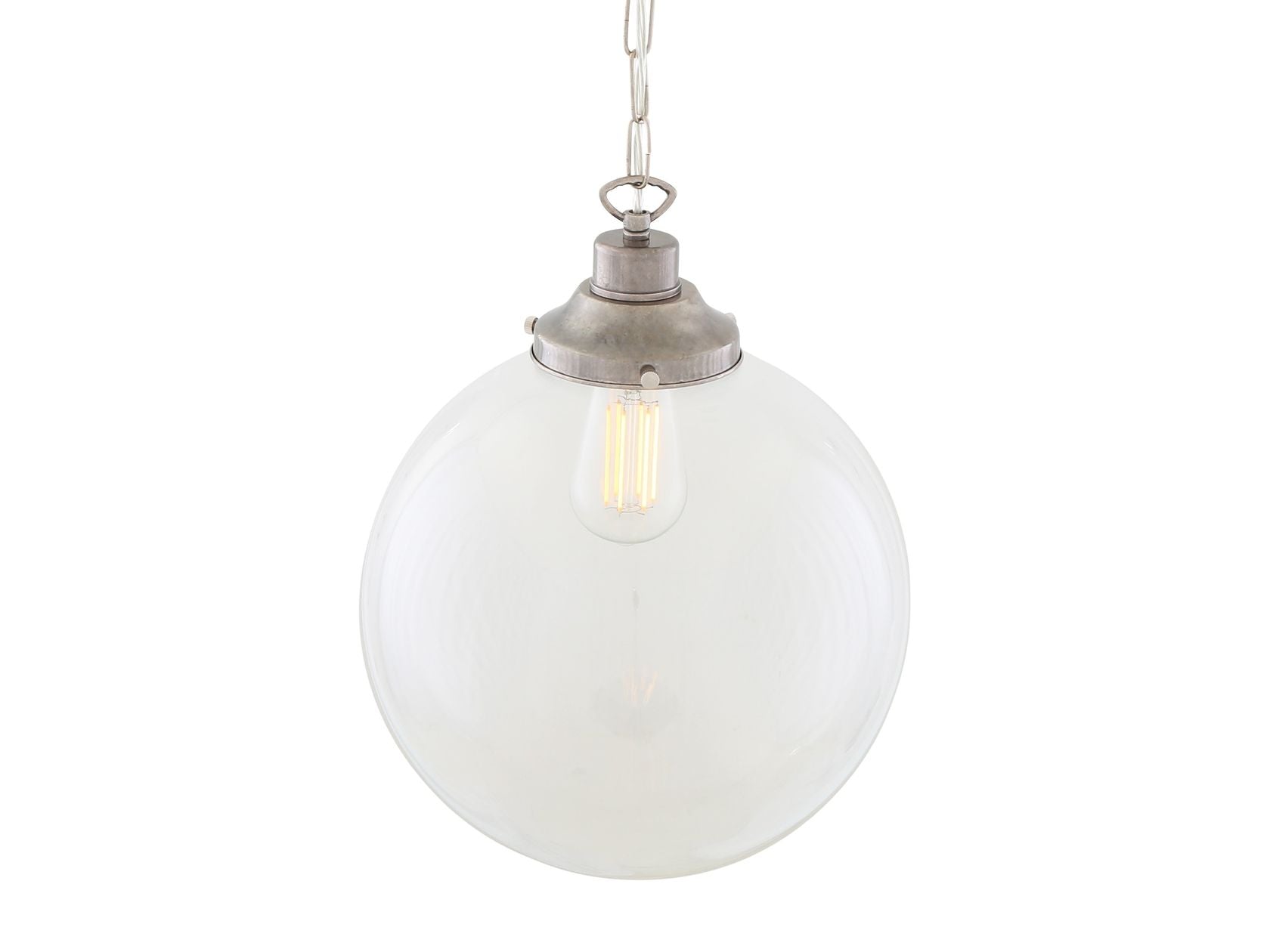 RIAD CLEAR GLOBE PENDANT LIGHT 30CM