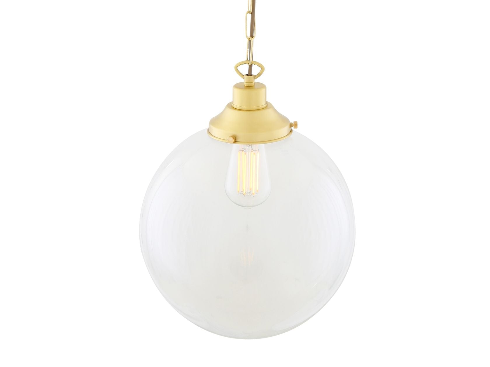 RIAD CLEAR GLOBE PENDANT LIGHT 30CM