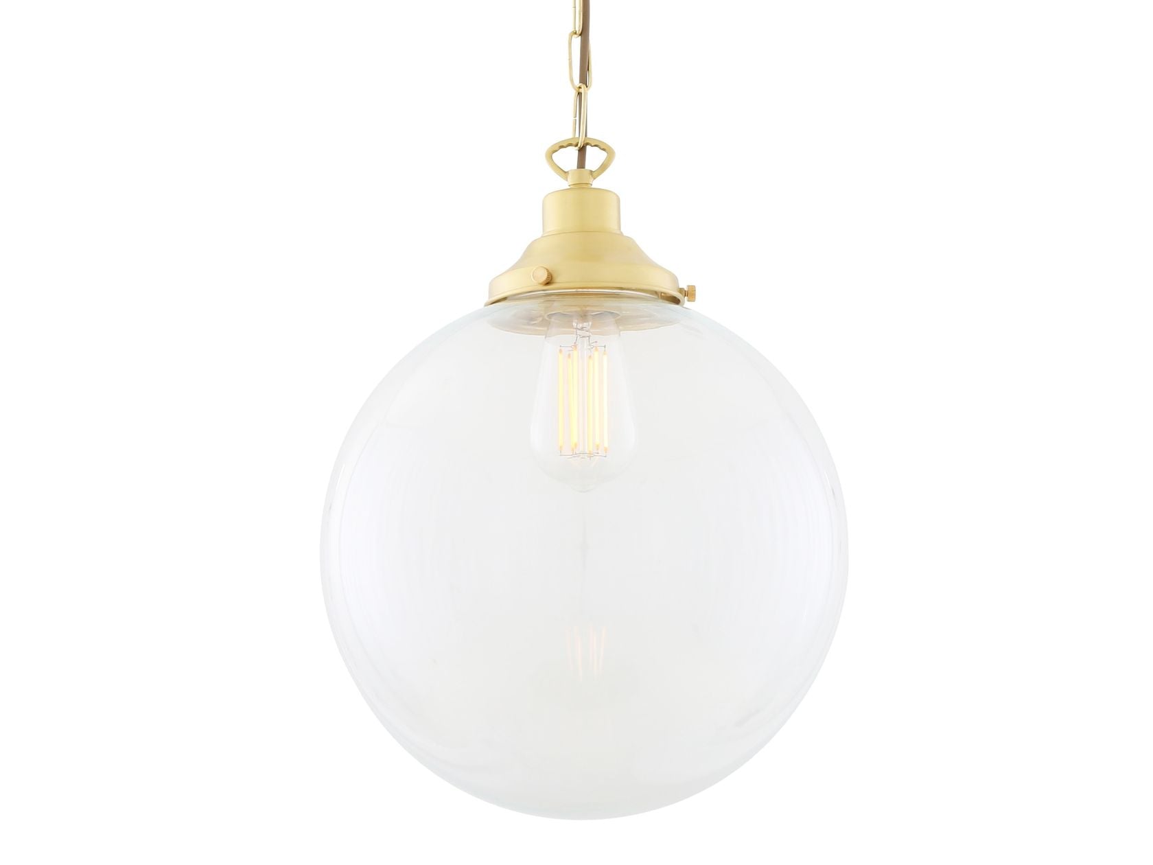 RIAD CLEAR GLOBE PENDANT LIGHT 30CM