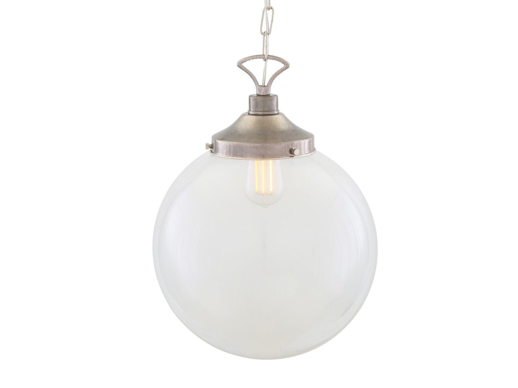 RIAD CLEAR GLOBE PENDANT LIGHT 35CM