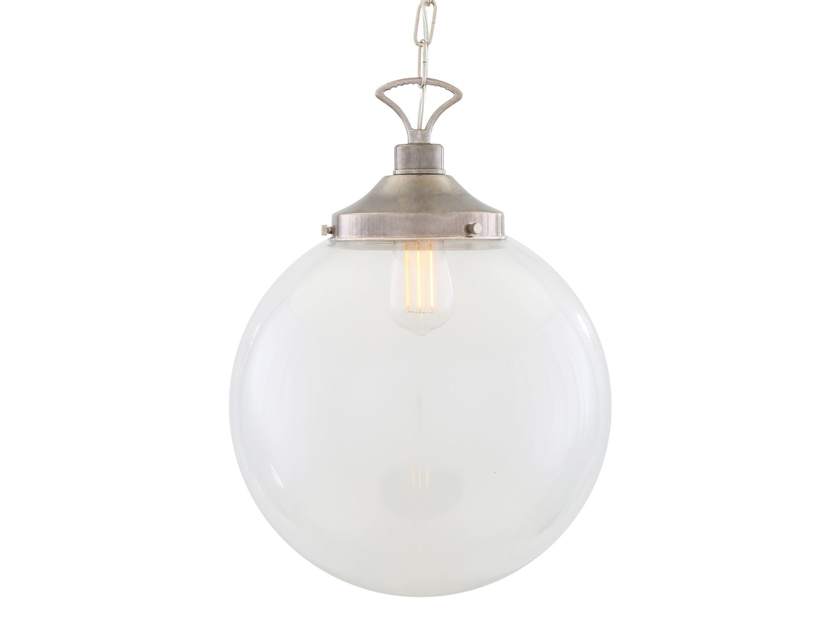 RIAD CLEAR GLOBE PENDANT LIGHT 35CM