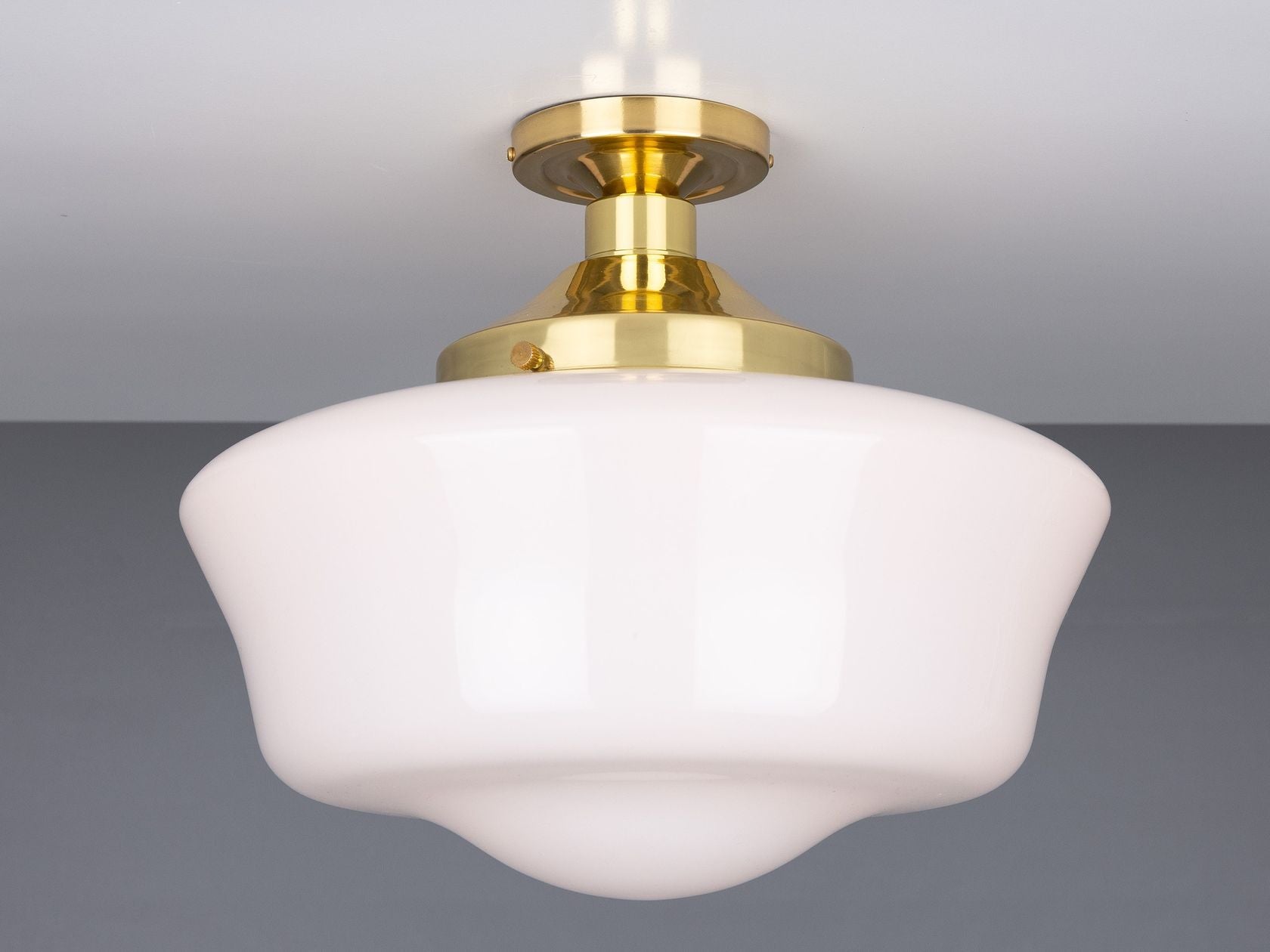 SCHOOLHOUSE CEILING LIGHT FITTING