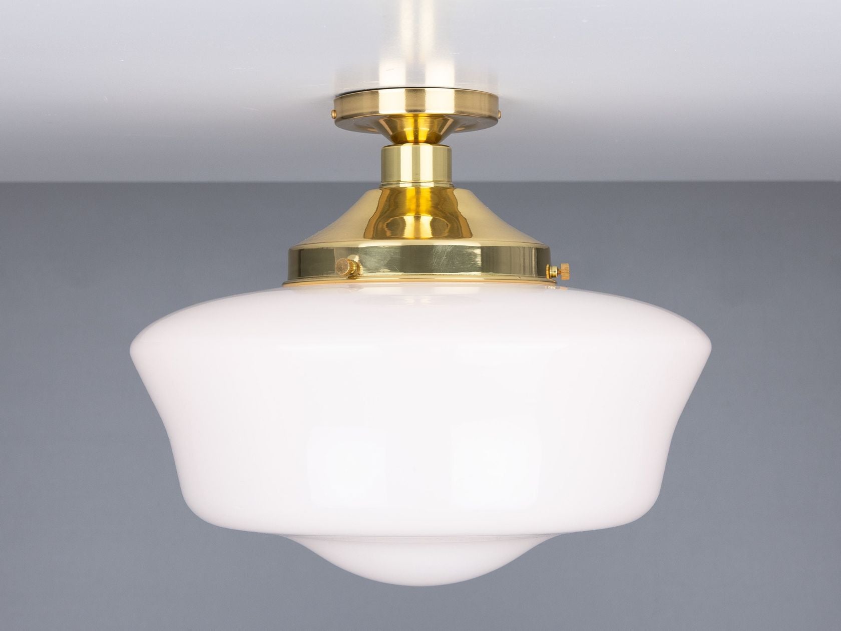 SCHOOLHOUSE CEILING LIGHT FITTING