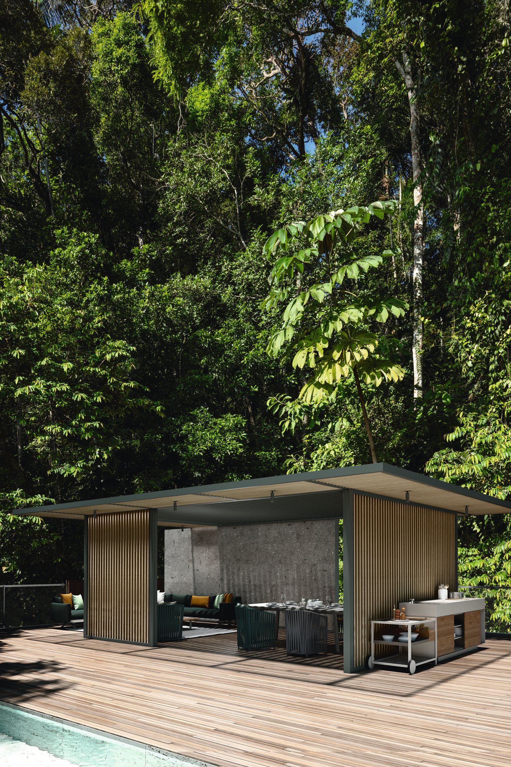 Outdoor kitchen