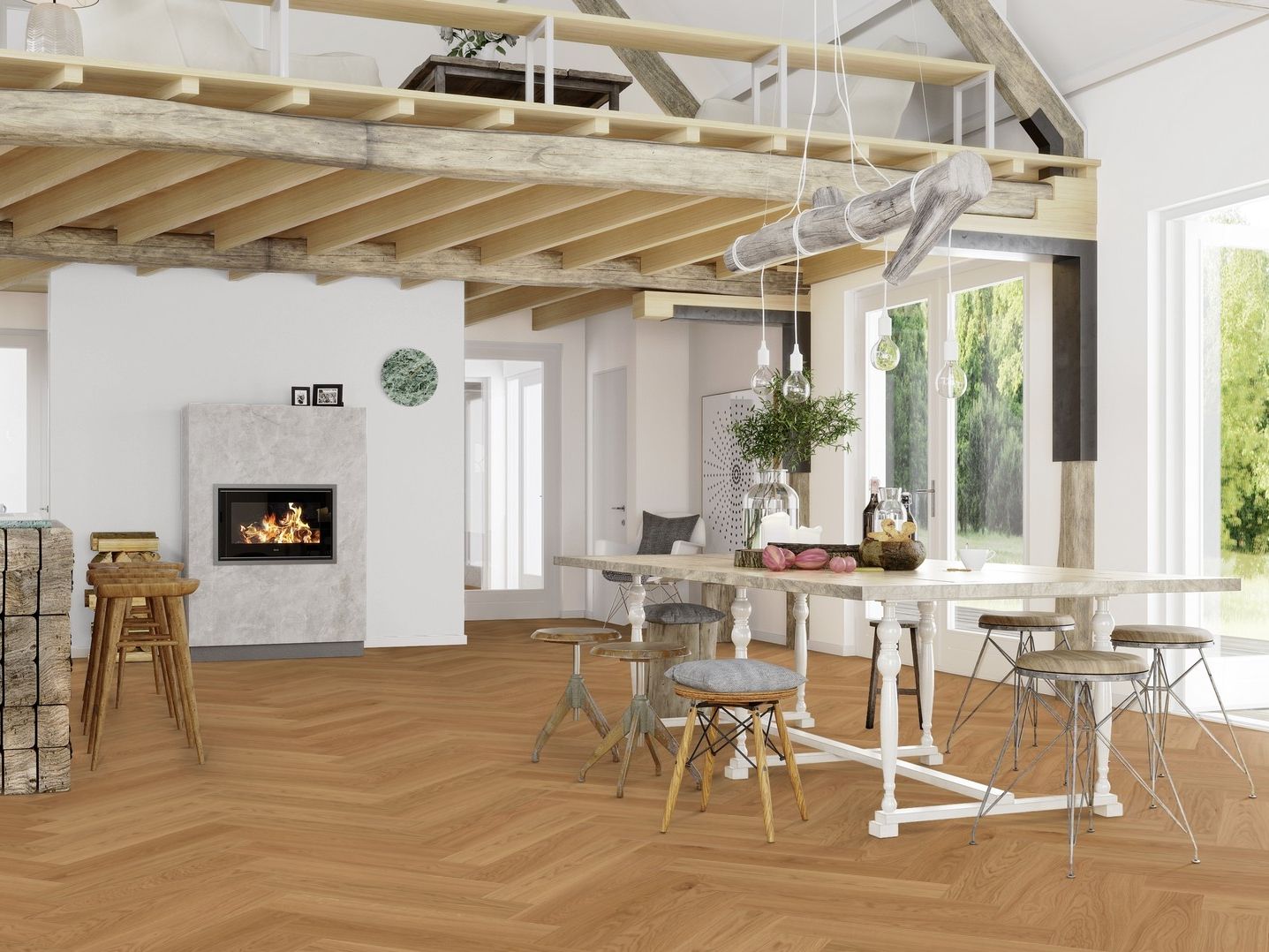 HERRINGBONE CLICK OAK ADAGIO